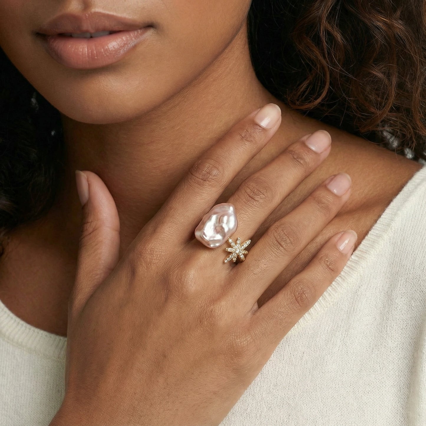 Aurelia Starburst Ring | Cloudberry & Co.