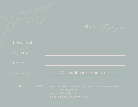 Cloudberry & Co. Gift Card